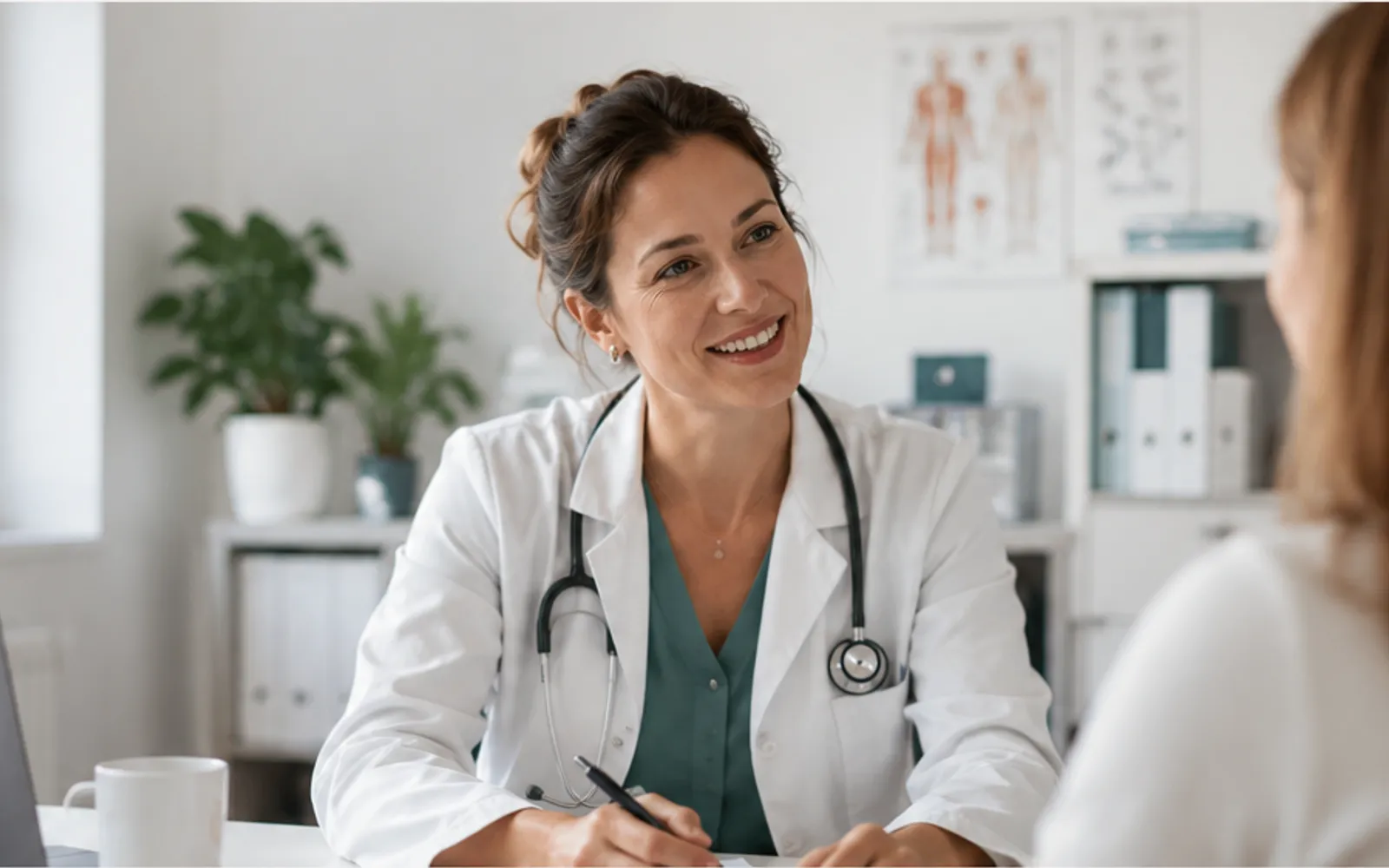 Illustration d’une consultation dans un cabinet de médecine générale.